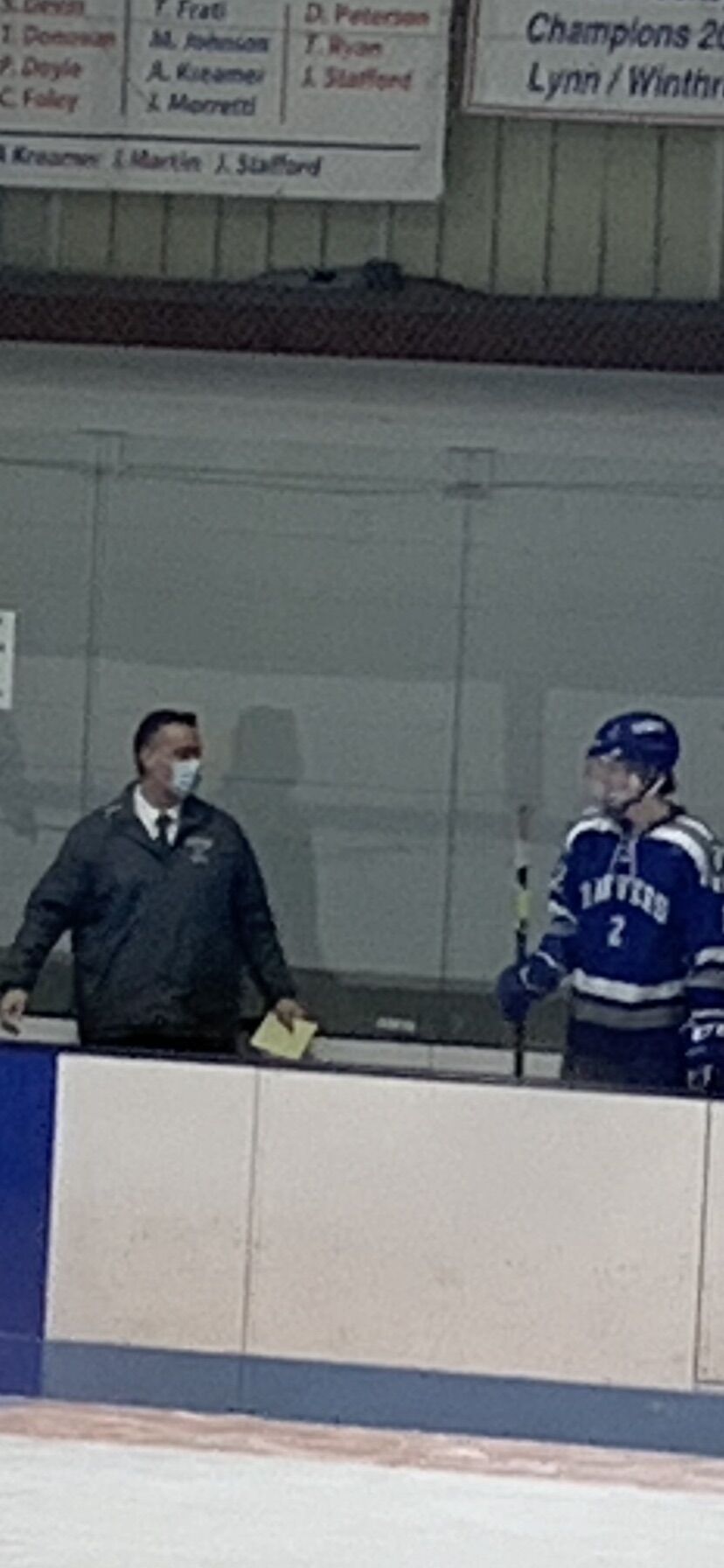 With Baldassare back behind the bench, Robinson's hat trick helps Danvers hockey upset Headers